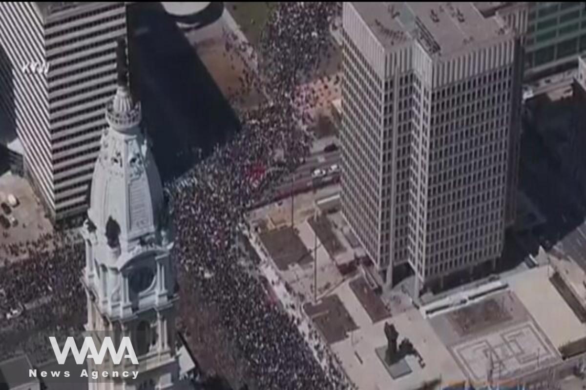 Mass Protests Against Donald Trump Across the United States and Europe. Social media /WANA News Agency