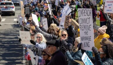Anti-Trump 'No Kings' rallies underway on Long Island