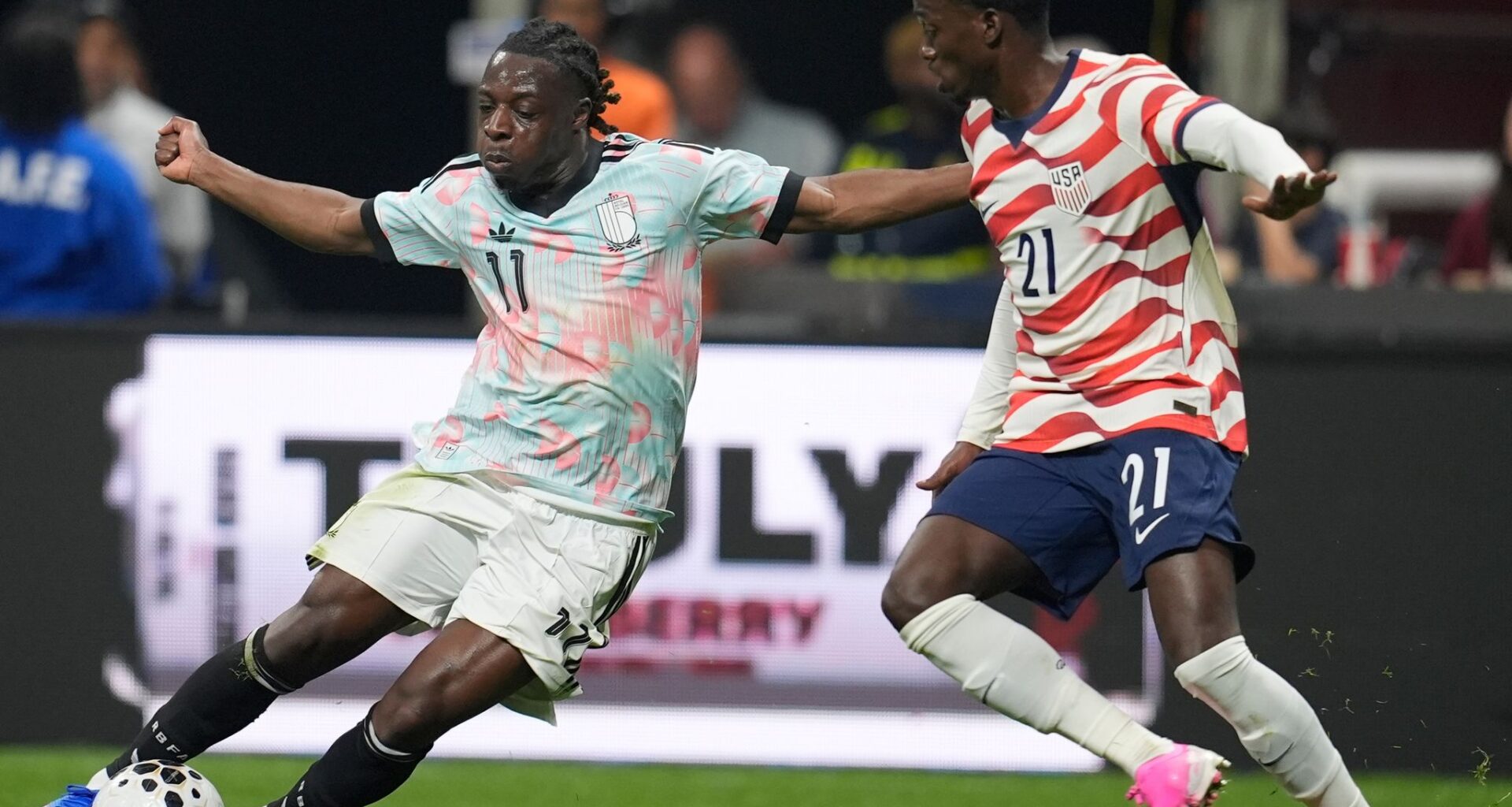 US team with big World Cup dreams gets a dressing down from Belgium