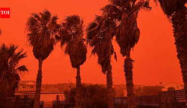 Cyclone Narelle turns skies blood-red over Western Australia in rare dust storm event: What caused the eerie crimson glow and how it happened | World News