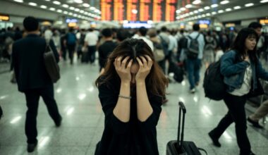 Thousands of passengers stranded across asia today as thailand, japan, hong kong, china, malaysia, and t&uuml;rkiye cancel 307 and delay 2797 flights, disrupting cathay pacific, pegasus airlines, airasia, malaysia airlines, and others in bangkok, tokyo, istanbul, and more