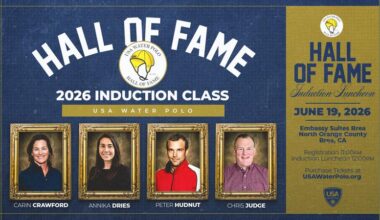 2026 USA Water Polo Hall Of Fame Induction Class Announced; Tickets On-Sale Now!