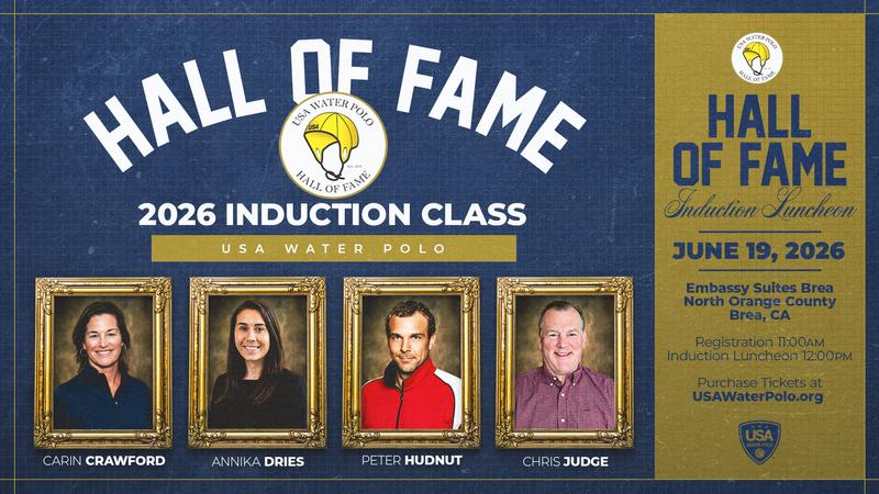 2026 USA Water Polo Hall Of Fame Induction Class Announced; Tickets On-Sale Now!