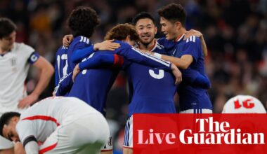 England 0-1 Japan: men’s international football friendly – live | Friendlies