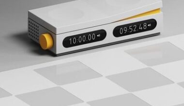 Industrial Designer Mike Jacobs' Slick, Playful Chess Clock