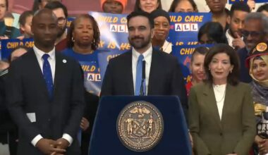 Mamdani, Hochul unveil first NYC neighborhoods to get free child care for 2-year-olds this fall