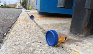 Medical waste, including syringes and urine samples, found along Woodbury Creek