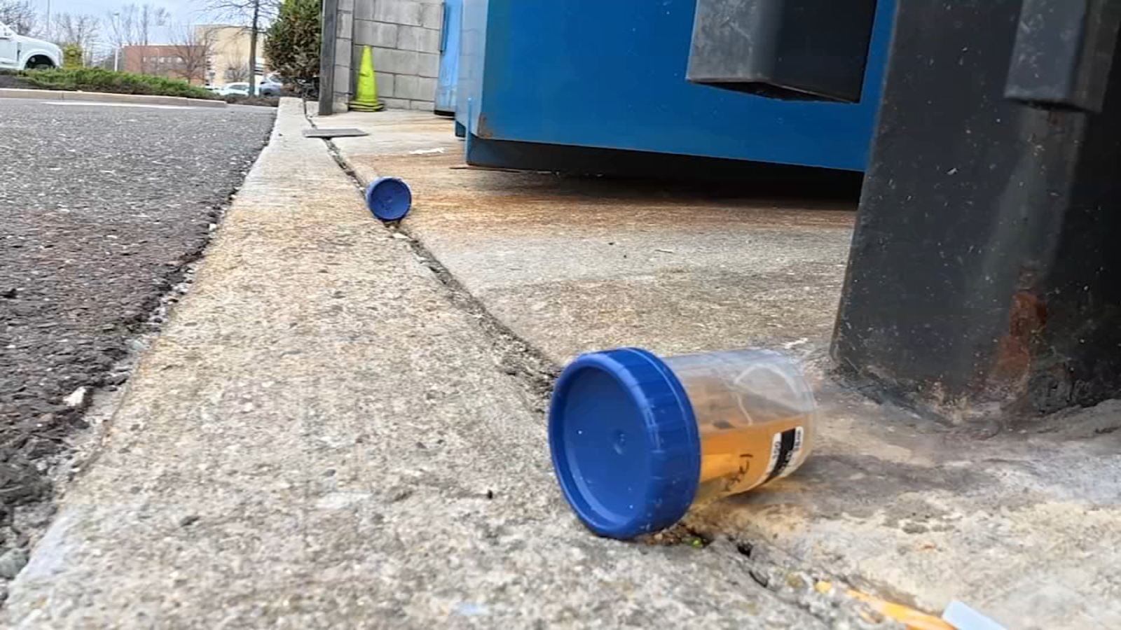 Medical waste, including syringes and urine samples, found along Woodbury Creek