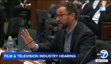 Noah Wyle tells hearing hosted by Rep. Adam Schiff that TV and film production in the US can be revived