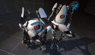 Portal characters prepare for danger.