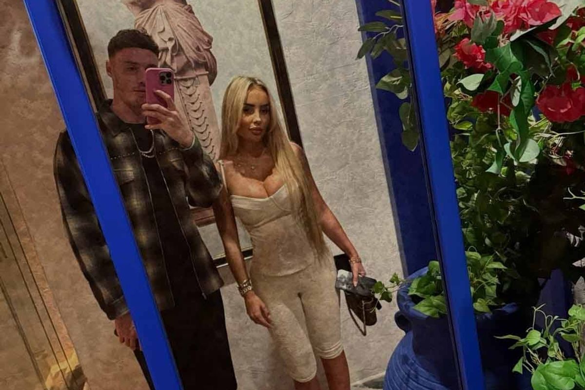 Cole Palmer with his girlfriend Olivia Holder