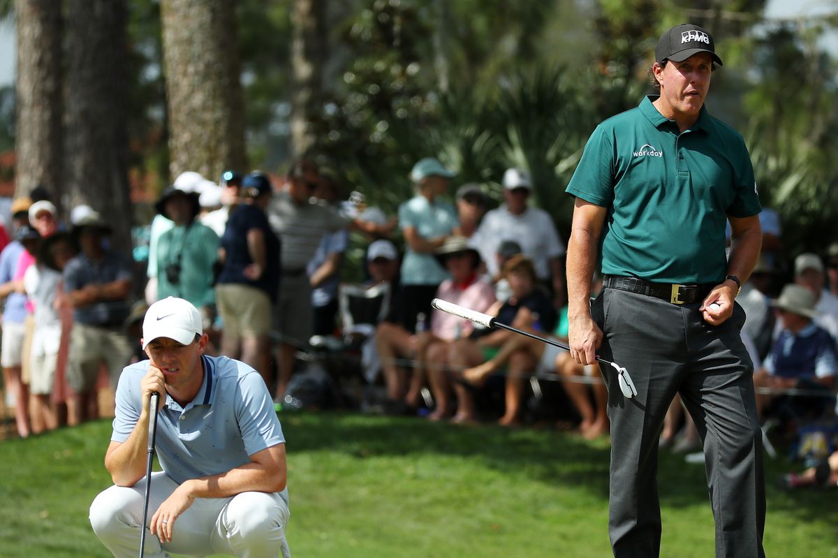 Rory McIlroy and Phil Mickelson