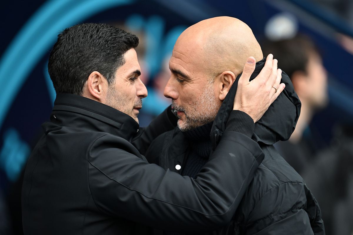 Pep Guardiola and Mikel Arteta meet again on Sunday