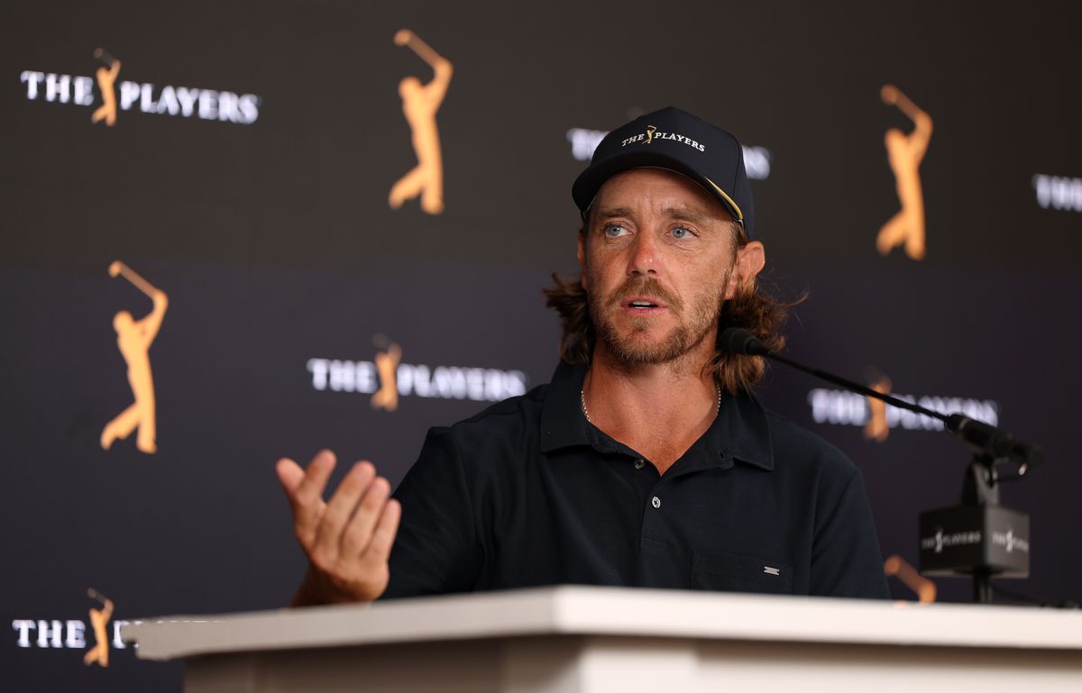 Tommy Fleetwood speaking