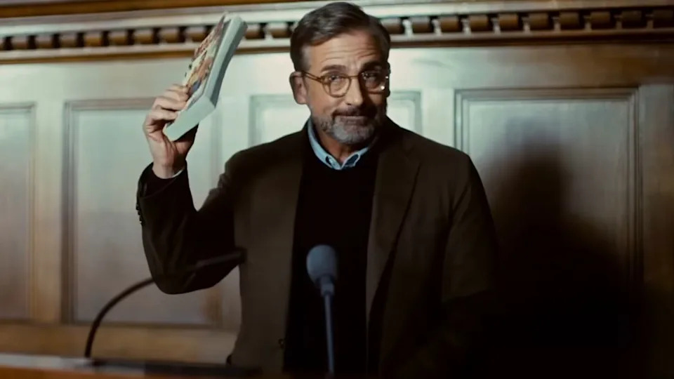 Steve Carell as Greg in Rooster.