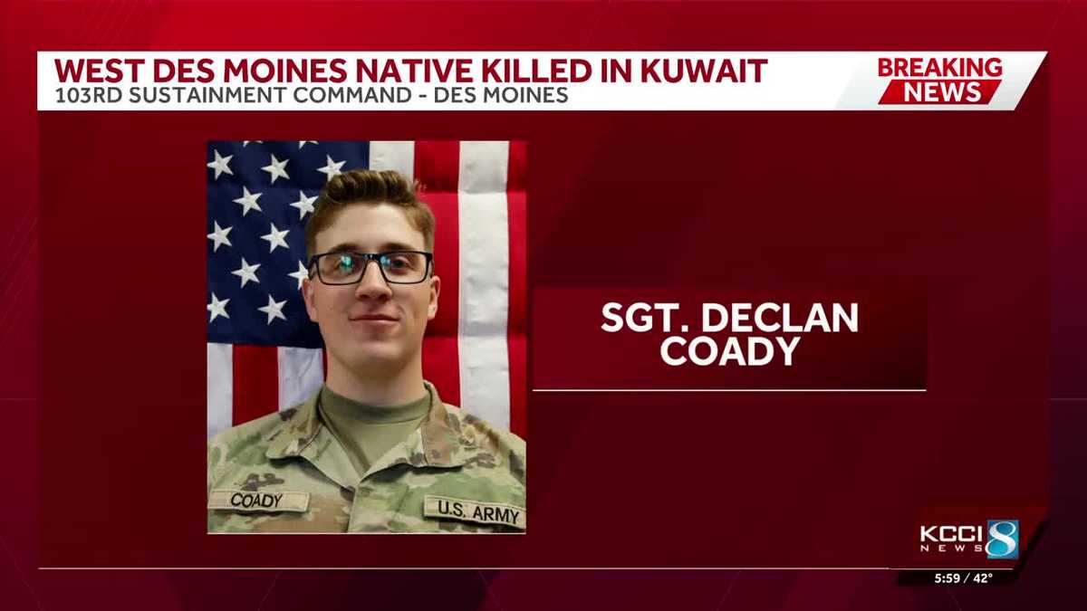 Sgt. Declan J. Coady, of West Des Moines, killed in drone strike