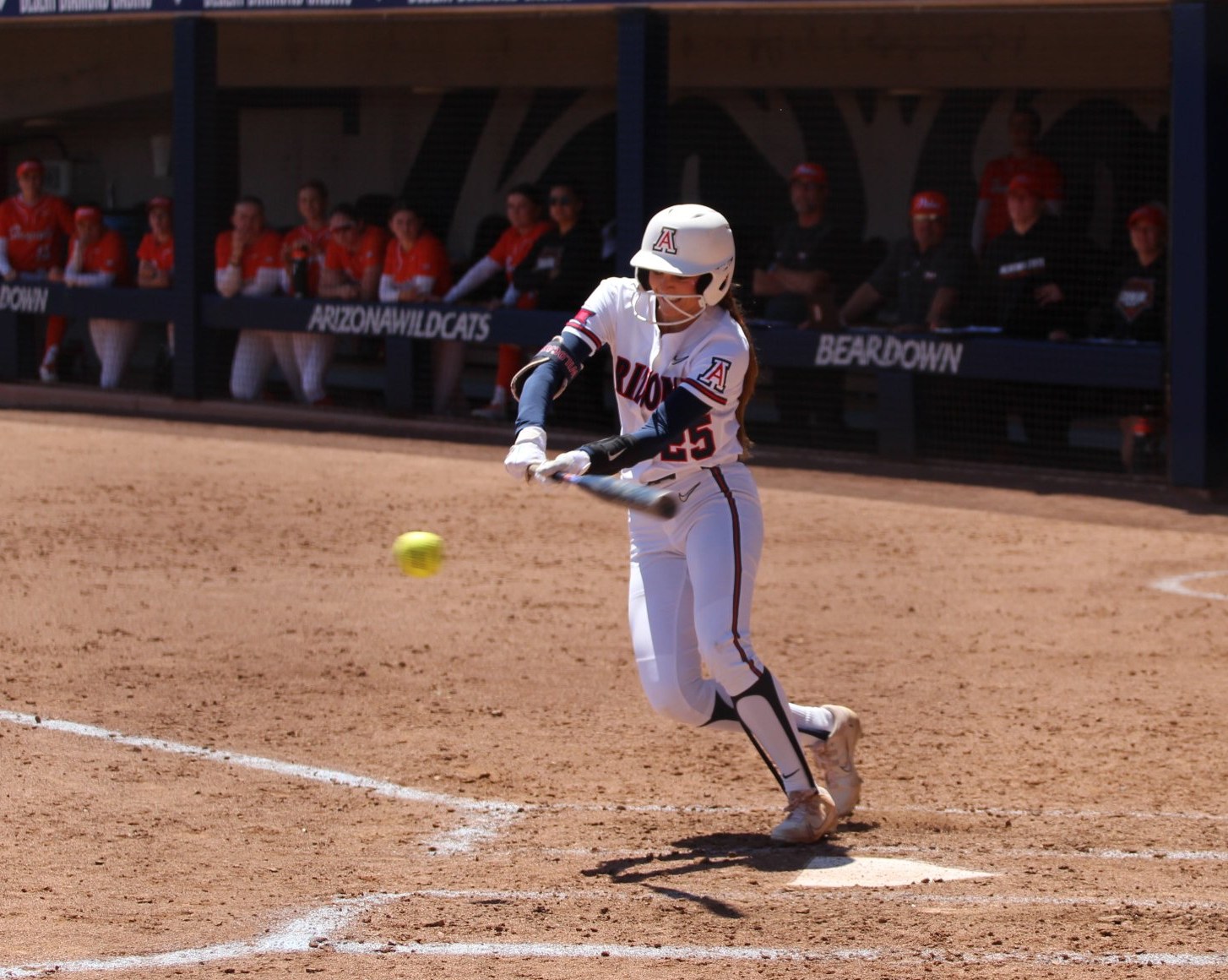 Arizona softball centerfielder Regan Shockey