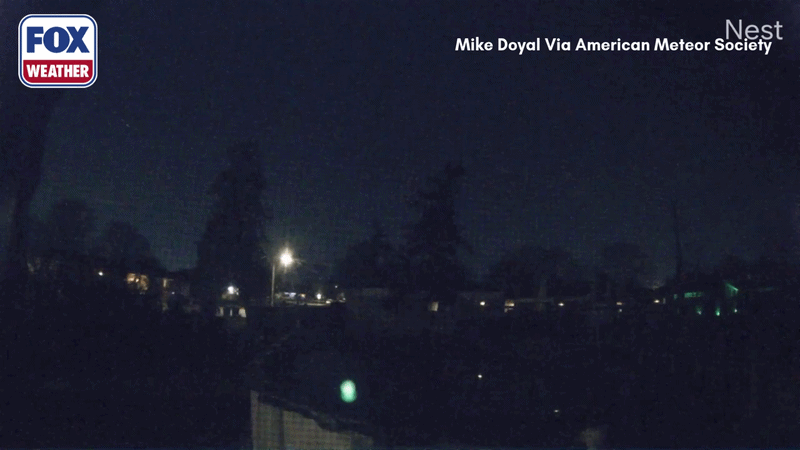 Video: Fourth meteor in one week streaks across the sky in US