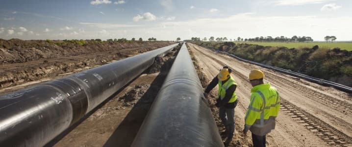 Gasunie pipeline inspection in the Netherlands