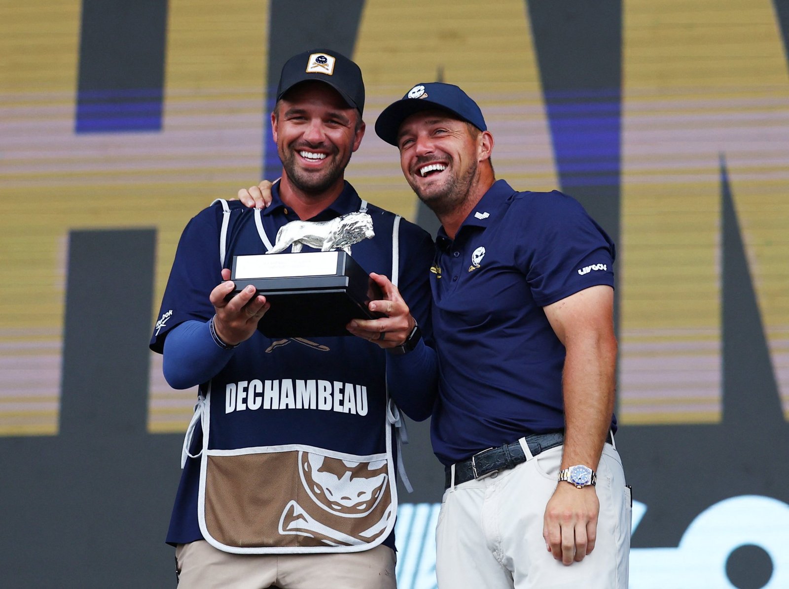 DeChambeau celebrates in South Africa