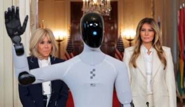 Melania Trump brings an AI-powered robot to the White House — and says there could be more of them soon