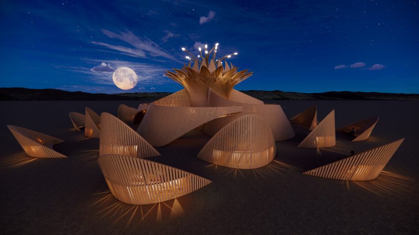 Burning Man Temple 2026 design