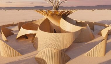 James Gwertzman bases Burning Man temple on rare desert flower