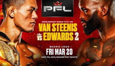 PFL Madrid ‘Van Steenis vs. Edwards 2’ play-by-play, results & round scoring
