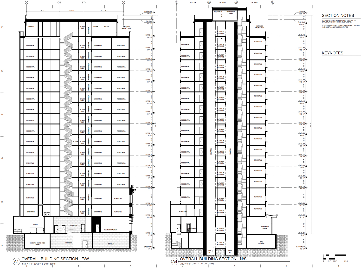 2276 Shattuck Avenue vertical cross-section, illustration by Studio KDA