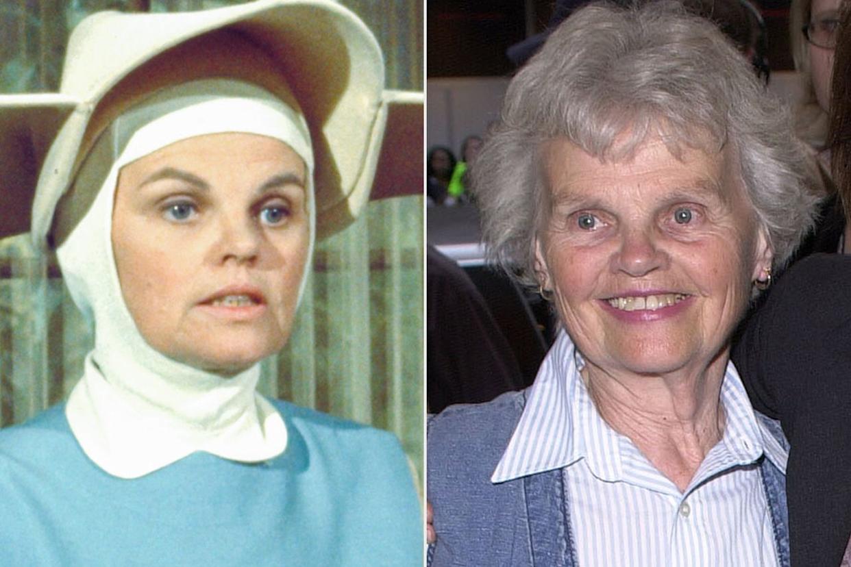 Madeleine Sherwood as Mother Superior in The Flying Nun ; Madeleine Sherwood during 25th Toronto International Film FestivalCredit: ABC Photo Archives/Disney General Entertainment Content via Getty; J. Vespa/WireImage