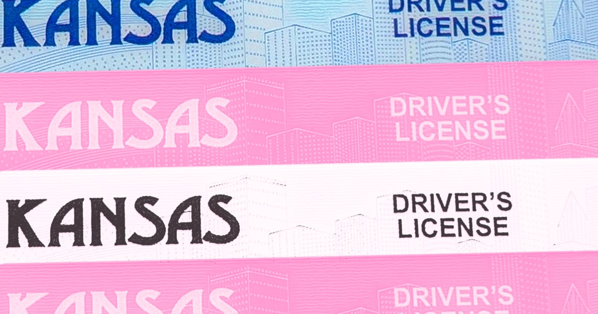 Kansas revoked driver's licenses of 1,700 transgender residents