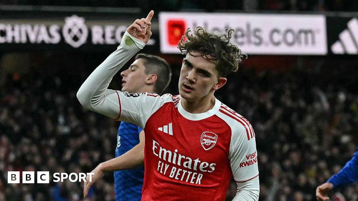 Arsenal 2-0 Everton: Max Dowman scores as Gunners beat Toffees