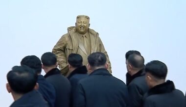 Stone sculpture of Kim Jong-un cements North Korean leader’s legacy
