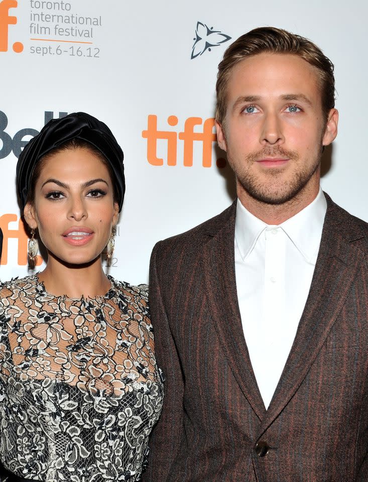 Eva Mendes and Ryan Gosling at the Place Beyond The Pines premiere in 2012.Credit: Getty Images