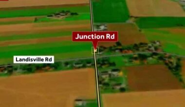 Person found dead in burning vehicle in Lancaster County, Pa., police say