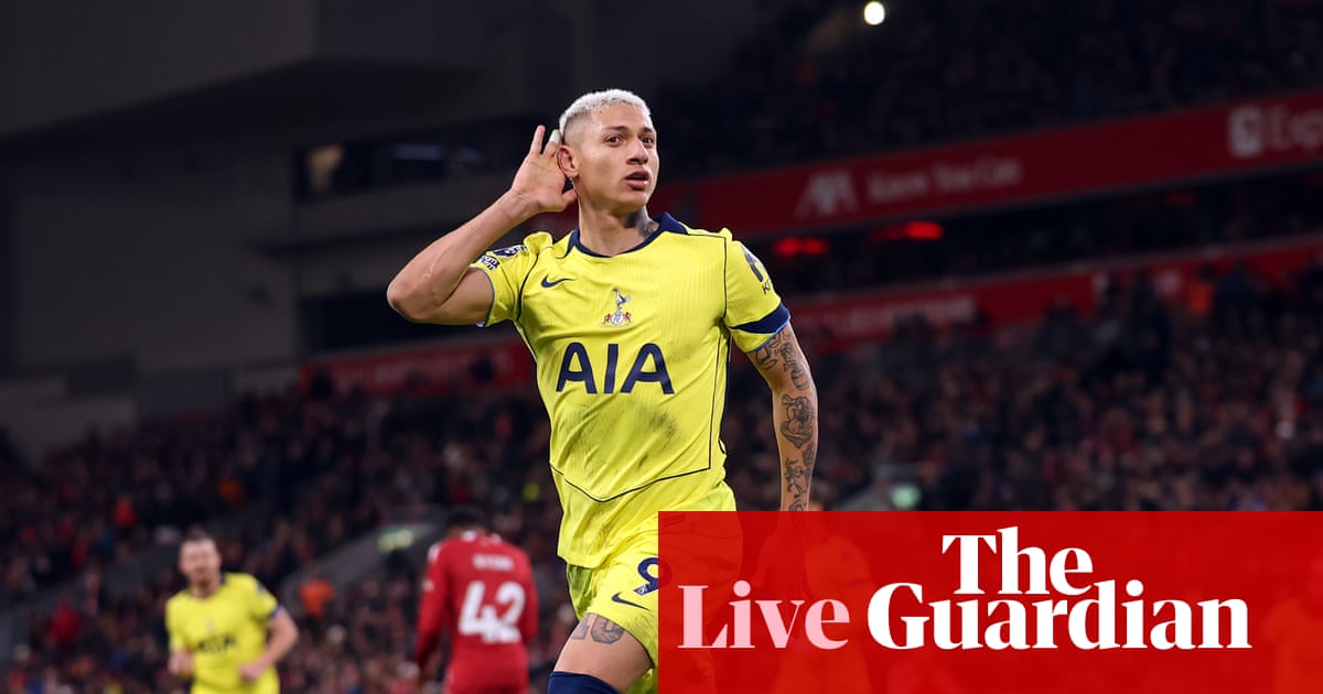 Liverpool 1-1 Tottenham Hotspur: Premier League – as it happened | Premier League