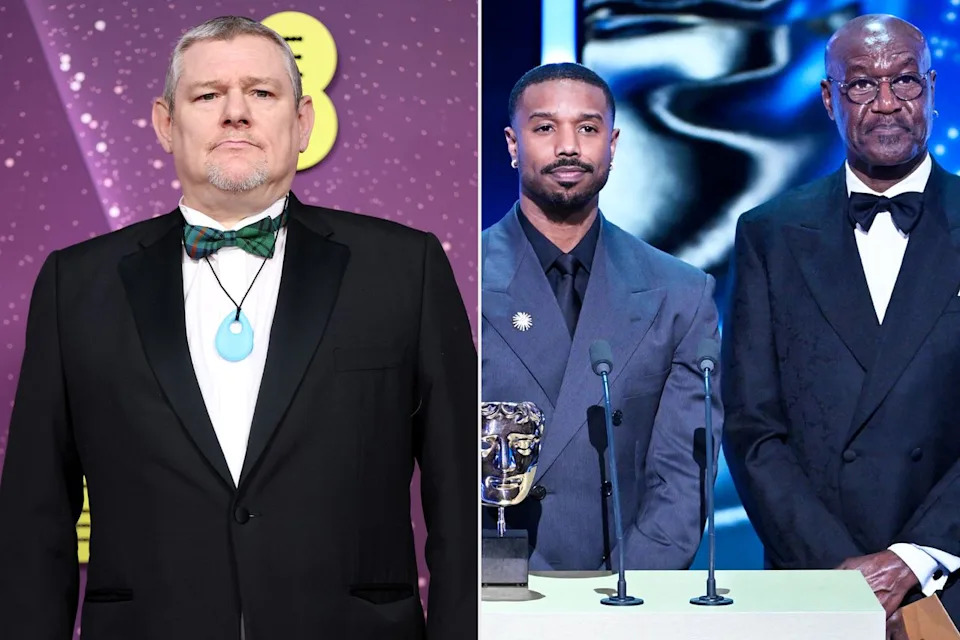 (Left-right:) John Davidson; Michael B. Jordan and Delroy Lindo at the Special Visual Effects Award at the EE BAFTA Film Awards on Feb. 22Credit: Aurore Marechal/BAFTA/Getty; Stuart Wilson/BAFTA/Getty
