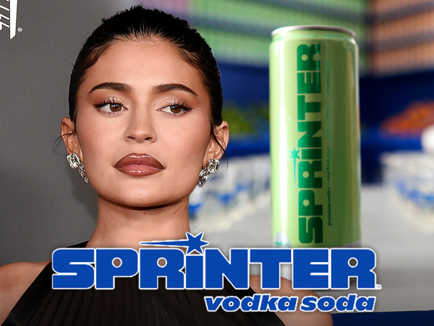 kylie jenner sprinter vodka soda main getty
