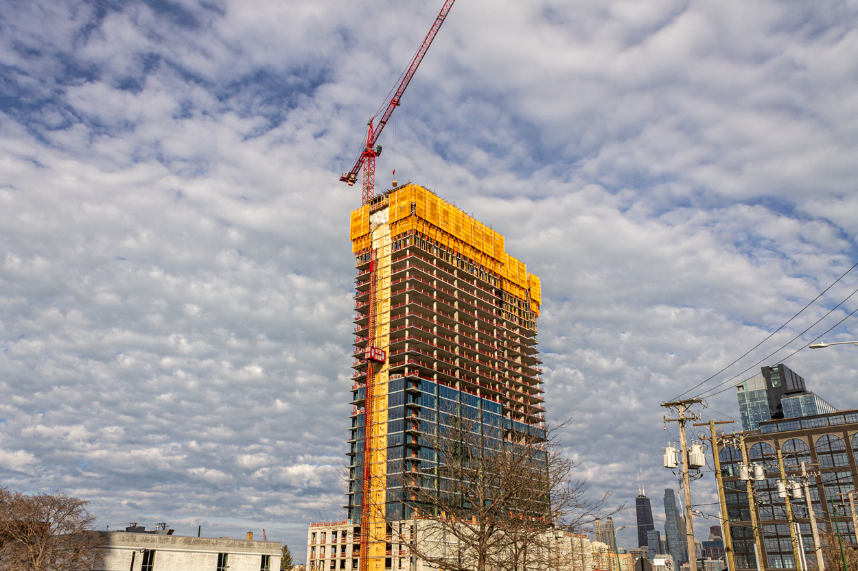 370 North Morgan March 2026 construction update