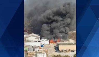 380 Auction fire in Murrysville, Westmoreland County