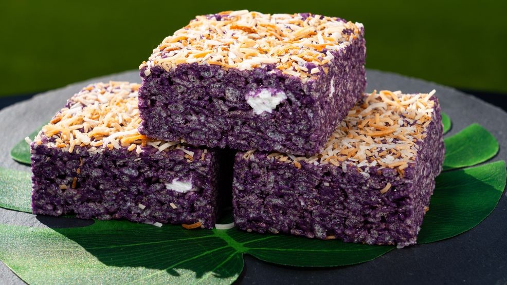 Marination, Ube Rice Krispie. (Seattle Mariners)