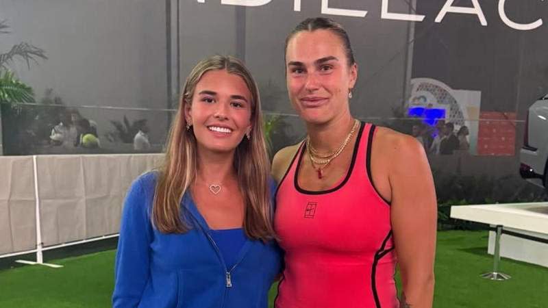 Kai Trump attended the Miami Open semifinal as Aryna Sabalenka advanced to the final.@kaitrumpgolfer/Instagram