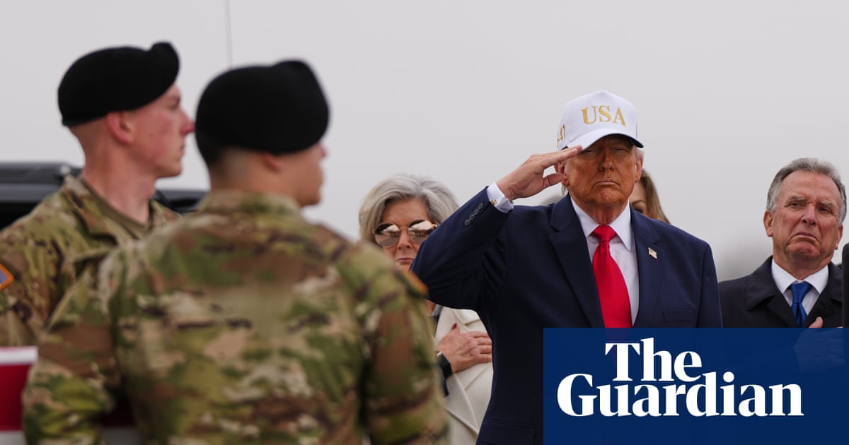 Fox News uses old clip of Trump after he wore hat while saluting slain US soldiers | Donald Trump