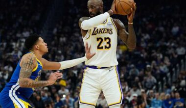 LeBron James' 11-year-old daughter Zhuri has a fun shootaround with father before game with Warriors