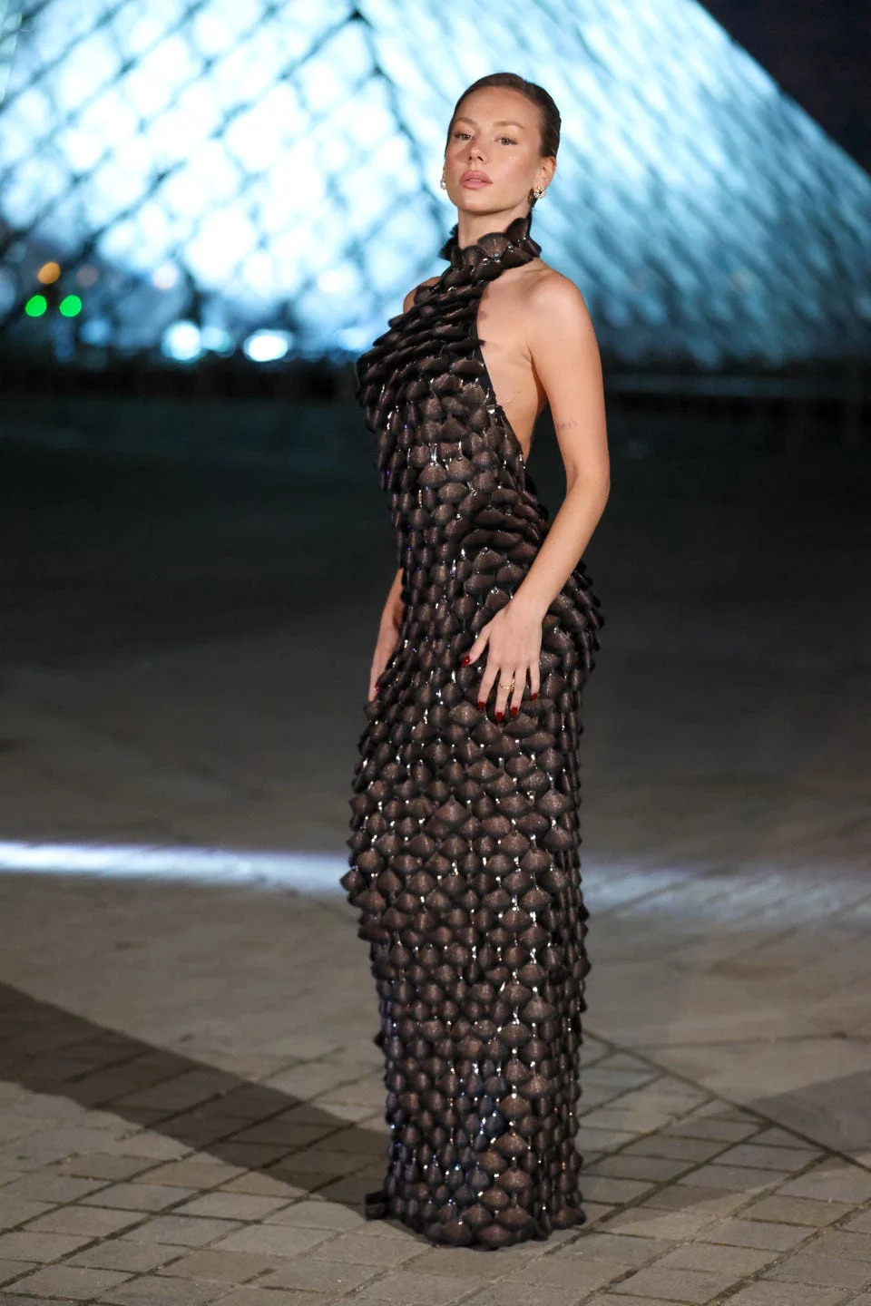 the grand dîner du louvre arrivals photocall