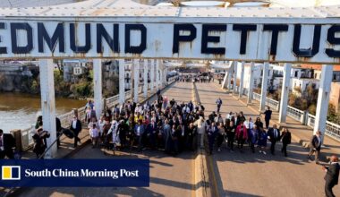 US activists, politicians rally on anniversary of civil rights march