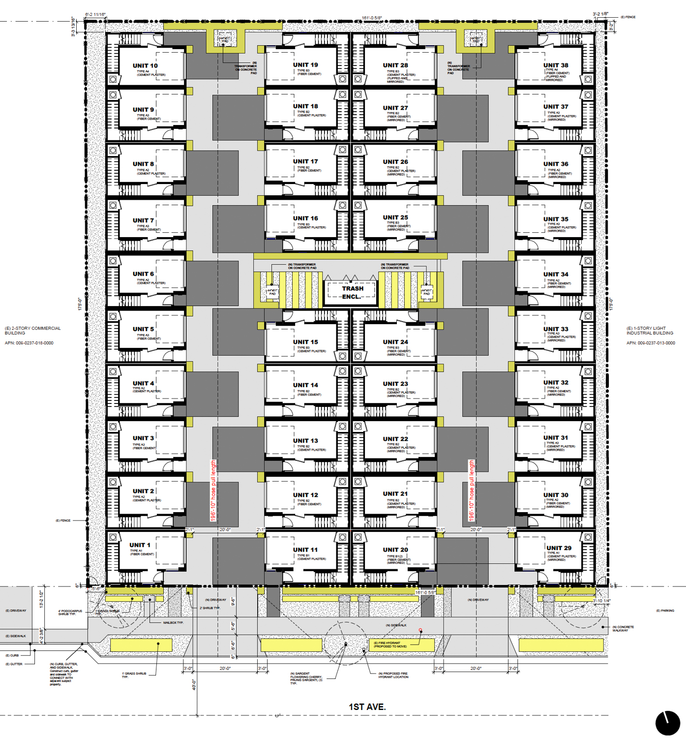 401 1st Avenue site plan, illustration by REgroup