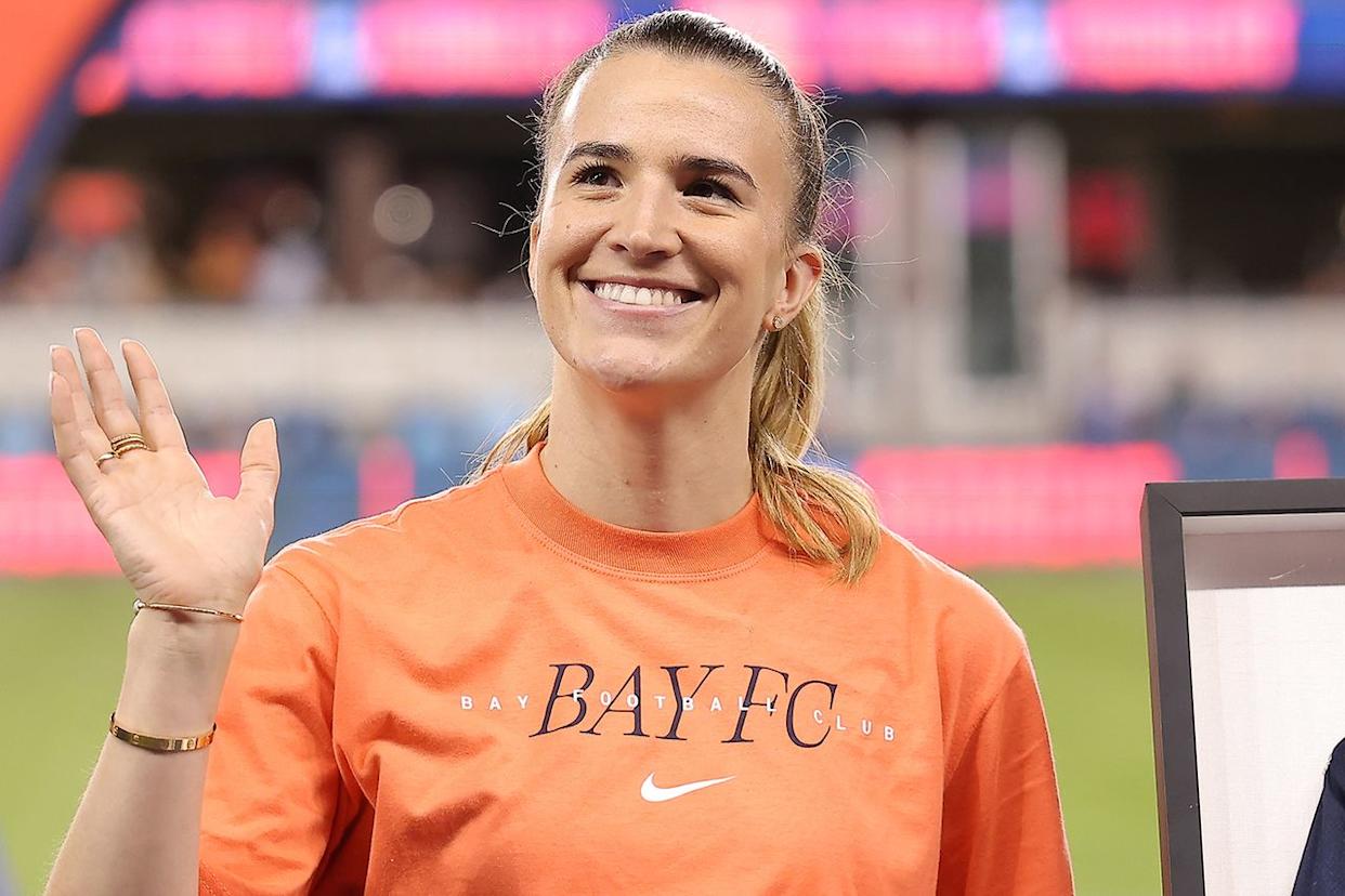 Sabrina Ionescu at the Bay FC match against NC Courage in San Jose, California on October 17, 2025Credit: Kelley L Cox/NWSL via Getty