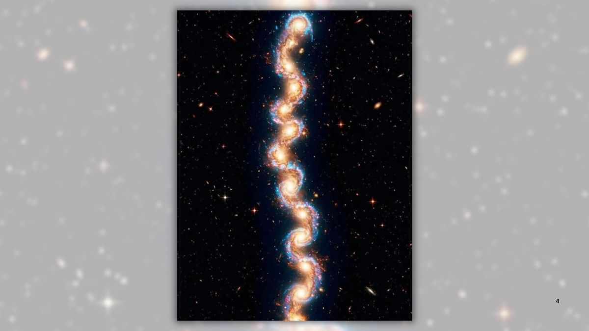 Fact Check: Scientists didn't release this image allegedly showing 'Cosmic Vine' of galaxies. We unearthed the evidence