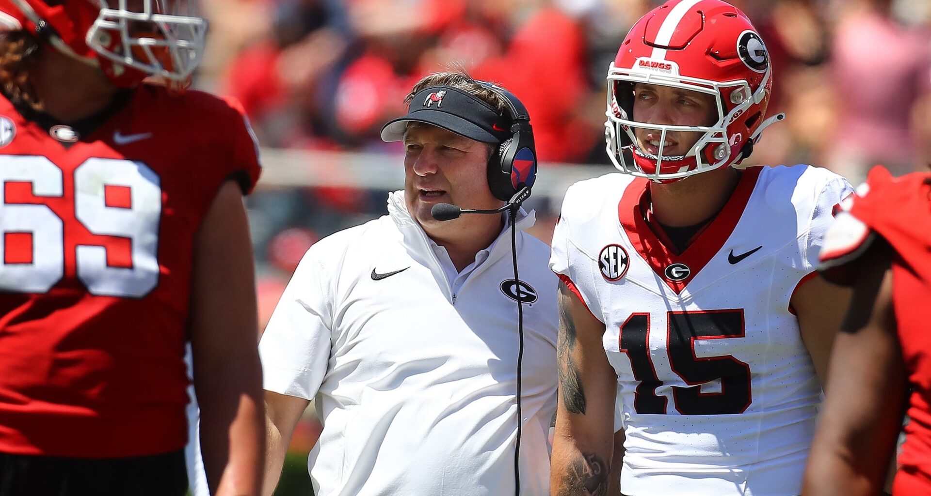 No bad blood, it was Gunner Stockton’s turn to be Georgia QB